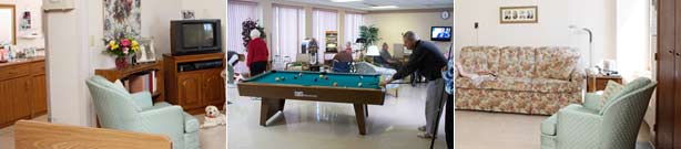 Comfortable guest rooms and general activity areas Comfortable guest rooms and general activity areas